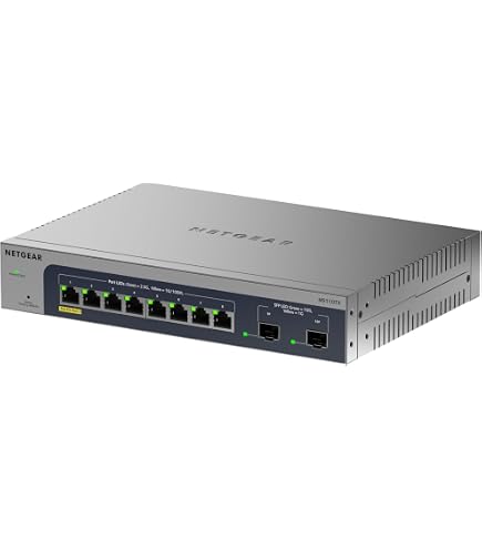 Amazon | ネットギア スイッチングハブ 10G 8ポート マルチギガ 10G